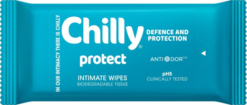Chilly Protect ubrousky pro intimní hygienu 12 ks