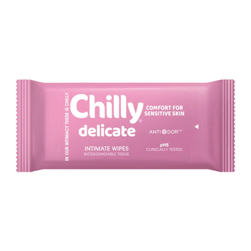 Chilly Delicate ubrousky pro intimní hygienu 12 ks