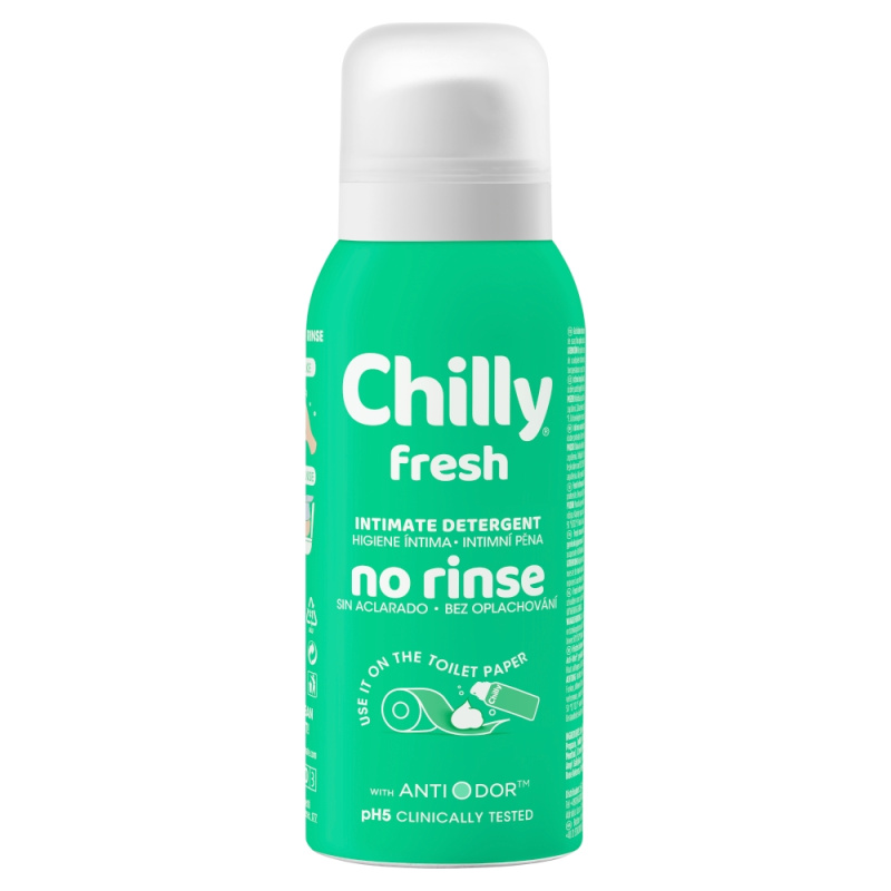 Chilly Fresh No Rinse intimní mycí pěna bez oplachu 100 ml