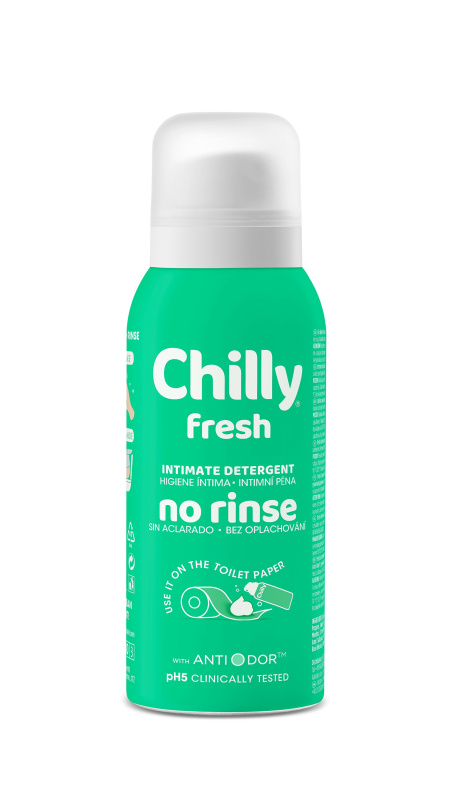 Chilly Fresh No Rinse intimní mycí pěna bez oplachu 100 ml