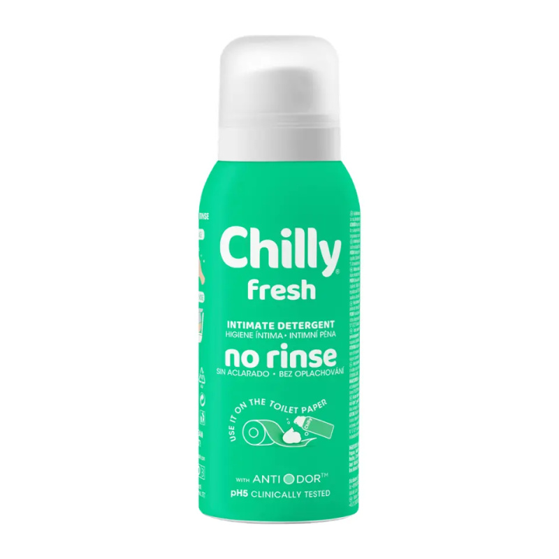 Chilly Fresh No Rinse intimní mycí pěna bez oplachu 100 ml