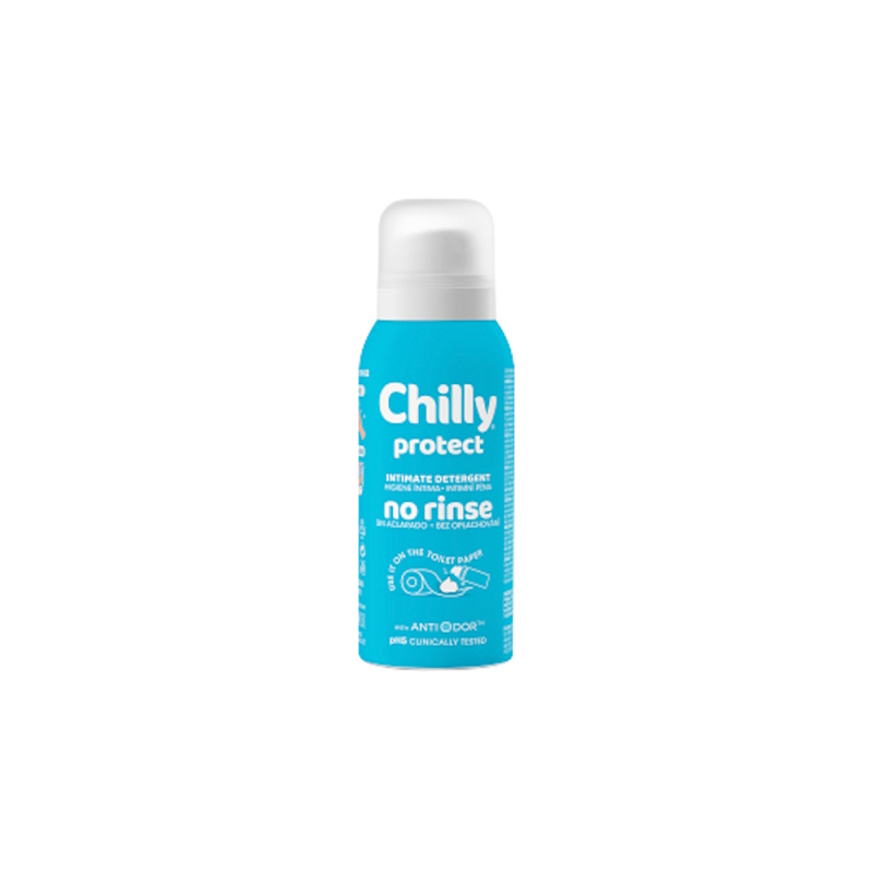 Chilly Protect No Rinse intimní mycí pěna bez oplachu 100 ml