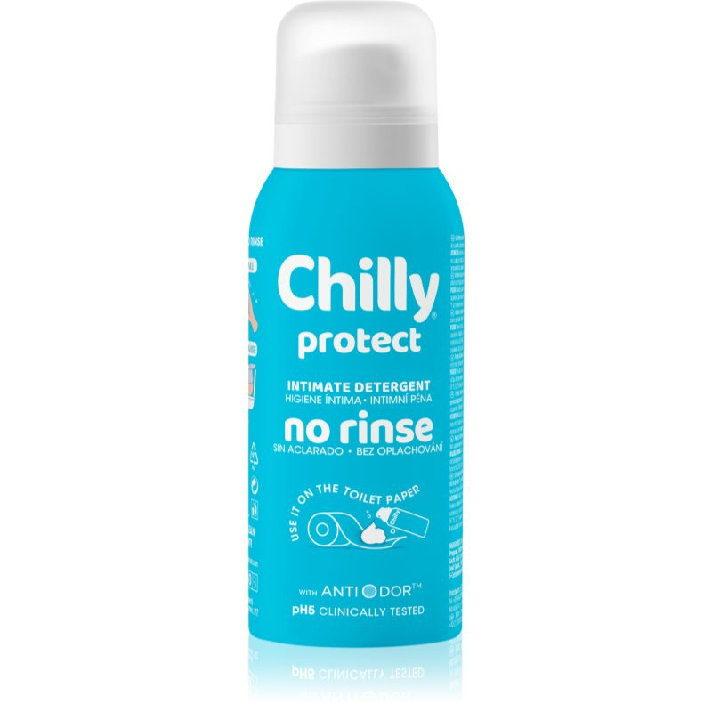 Chilly Protect No Rinse intimní mycí pěna bez oplachu 100 ml