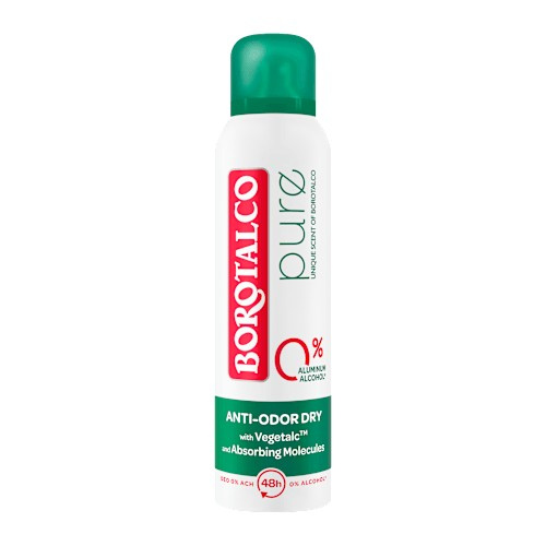 Borotalco Pure Original deodorant ve spreji bez obsahu hliníku 150 ml