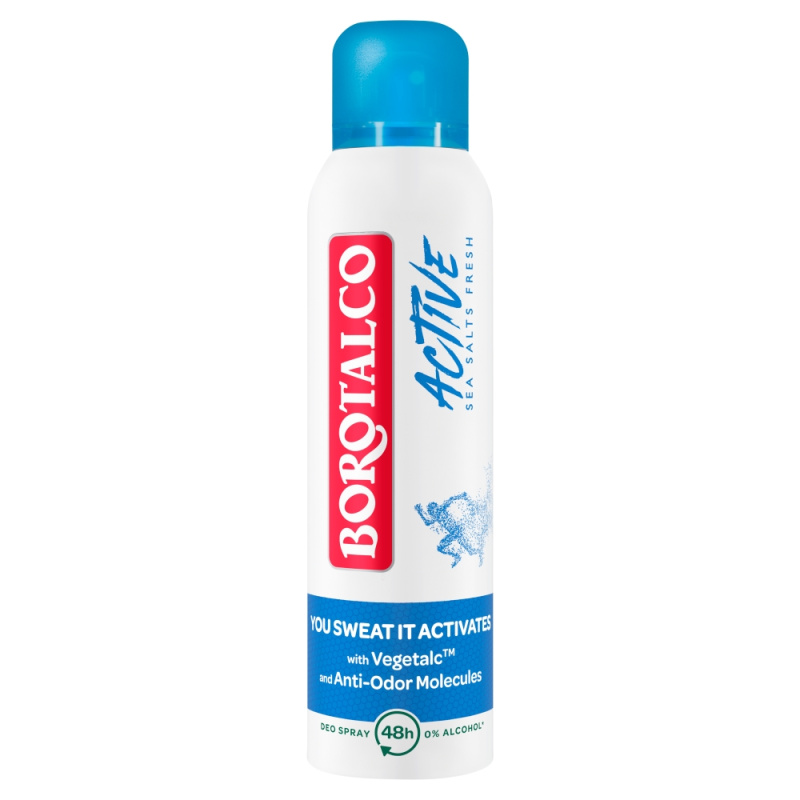 Borotalco Active Sea Salts deodorant ve spreji s 48hodinovým účinkem 150 ml