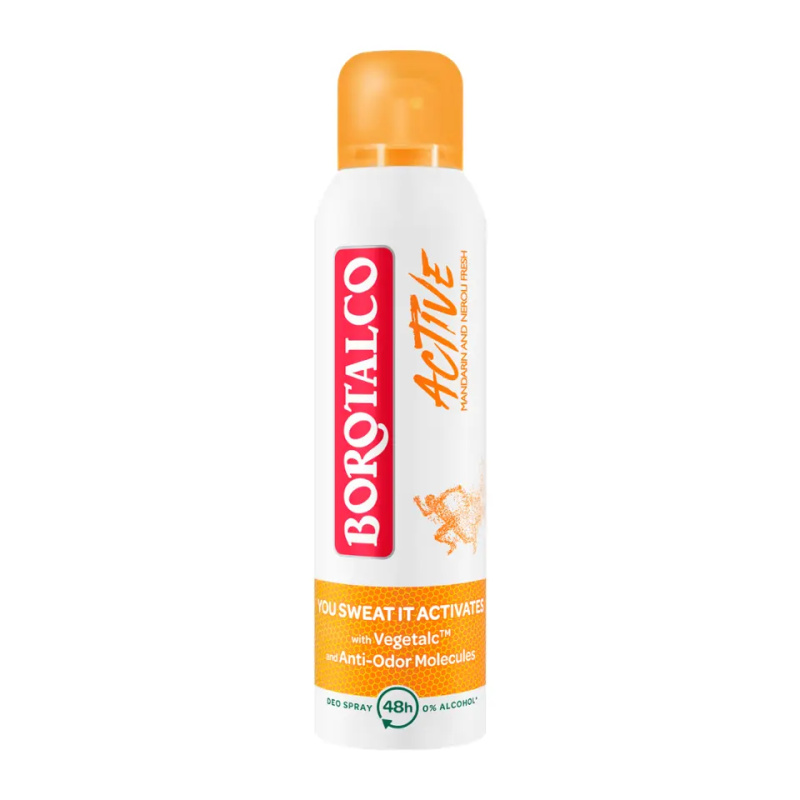 Borotalco Active Mandarin & Neroli osvěžující deodorant ve spreji 48h 150 ml
