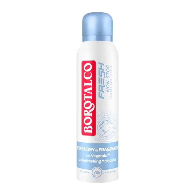 Borotalco Non-Stop Fresh Powder Fresh deodorant ve spreji 72h 150 ml
