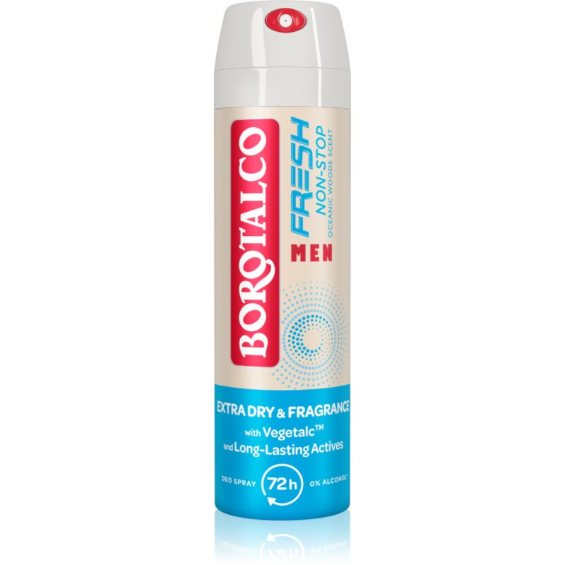 Borotalco Non-Stop Fresh MEN deodorant ve spreji pro muže vůně Oceanic Woods 150 ml