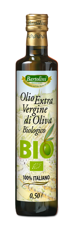 Bartolini Olivový olej extra virgin Biologico (100% Italiano) - za studena lisovaný 0,5l Bio