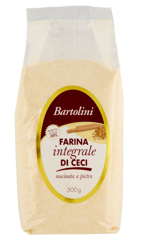 Bartolini La farina integrale di ceci 500g - celozrnná mouka cizrnová