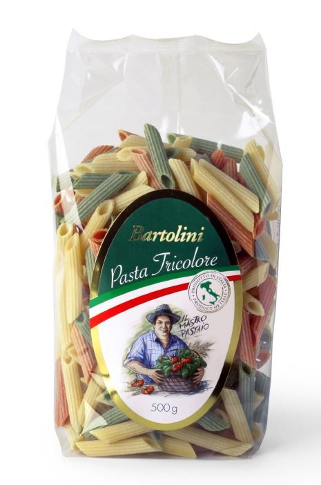 Bartolini Penne tricolore pasta 500g