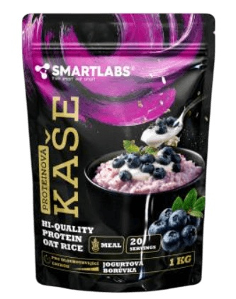 Smartlabs Proteinová Kaše Rýžovo-ovesná 1000 g - jogurtová borůvka