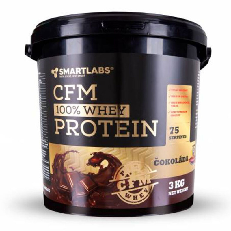 Smartlabs CFM 100% Whey Protein 1000 g - čokoláda