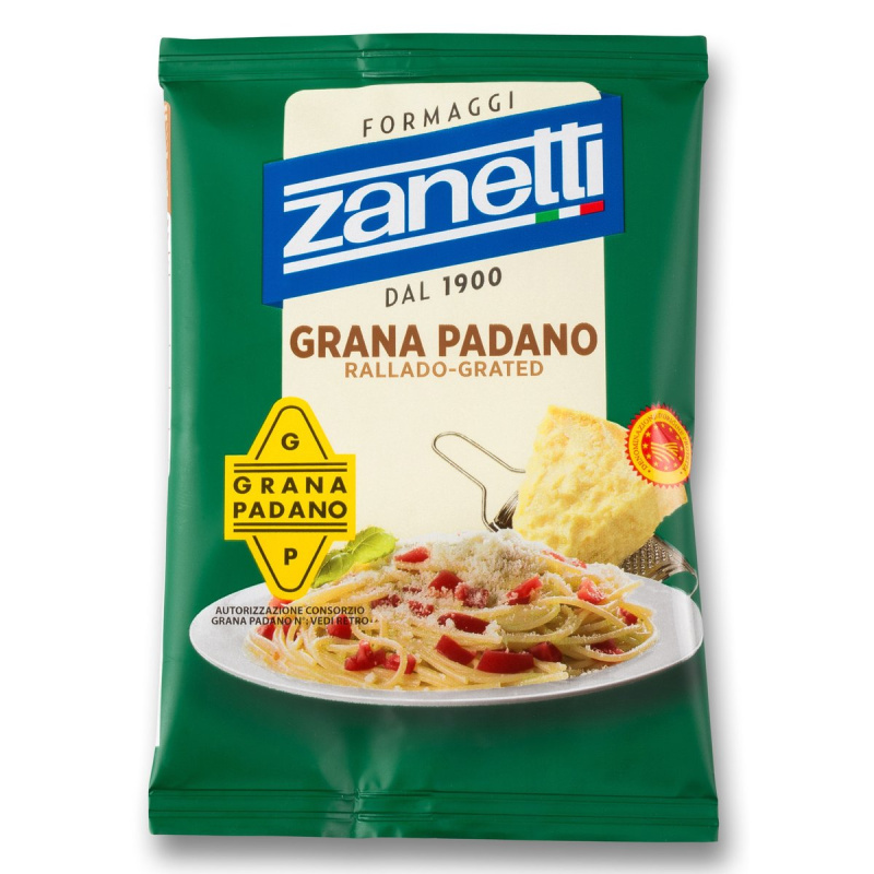 Zanetti Grana Padano PDO strouhaný