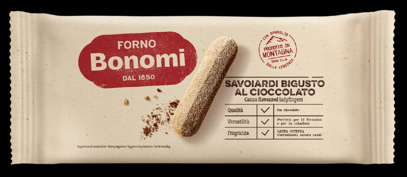 Bonomi Dvoubarevné piškoty (Savoiardi Bigusto) 200g