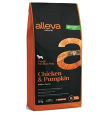 ALLEVA NATURAL Dog Dry Puppy Chicken&Pumpkin Medium 800g