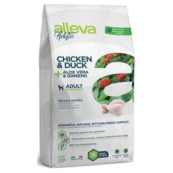 ALLEVA HOLISTIC Dog Dry Adult Chicken&Duck Medium 2kg