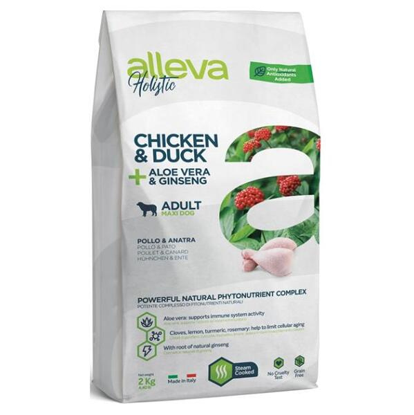 ALLEVA HOLISTIC Dog Dry Adult Chicken&Duck Maxi 2kg