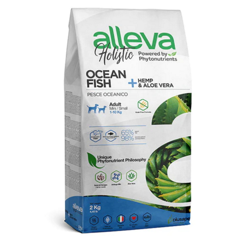 ALLEVA HOLISTIC Dog Dry Adult Ocean Fish Mini 2kg