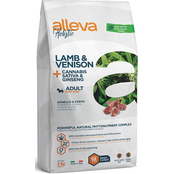 ALLEVA HOLISTIC Dog Dry Adult Lamb&Venison Mini 2 kg
