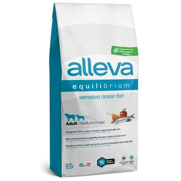 Alleva ALLEVA EQUILIBRIUM Dog Adult Sensitive Ocean Fish Medium/Maxi 12kg