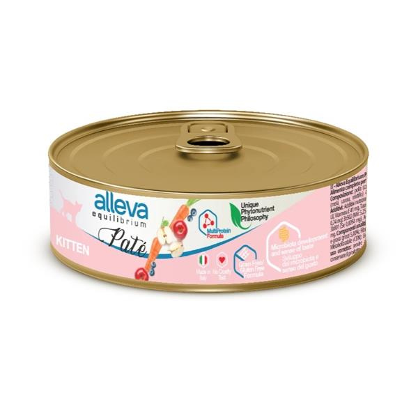 Alleva Equilibrum ALLEVA EQUILIBRIUM Cat Kitten konzerva Pate Chicken 85g