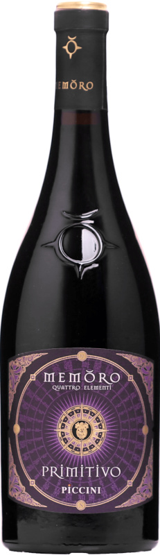 Piccini Memoro Quattro Elementi Primitivo Puglia 14% 0,75l