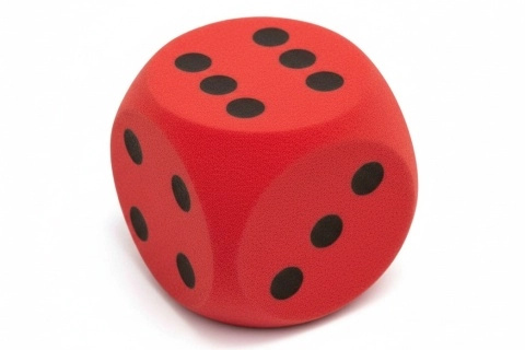 Molitanová hrací kostka 15 × 15 × 15 cm