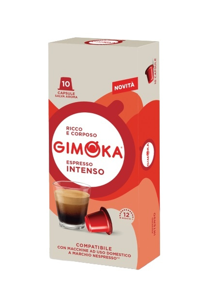 Gimoka Intenso 50% Arabica 50% Robusta kávové kapsle 10 ks