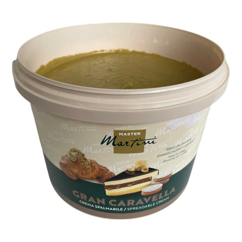 Master Martini Caravella Pistáciový krém s kousky pistácií Hmotnost: 5 kg