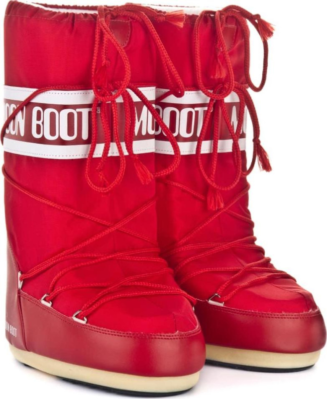 Dámské boty MOON BOOT Icon nylon červené Velikost: 39/41