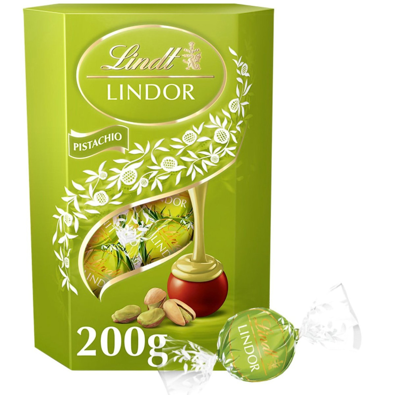 Lindt Bonboniéra LINDOR čokoládové pralinky Pistácie