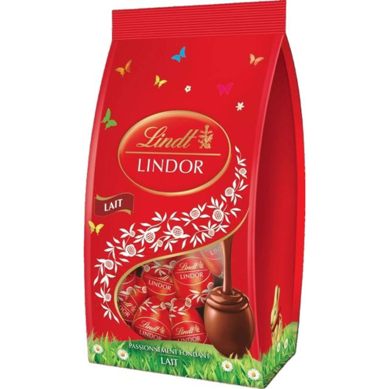 Lindt LINDOR Velikonoční mini vajíčka z jemné mléčné čokolády