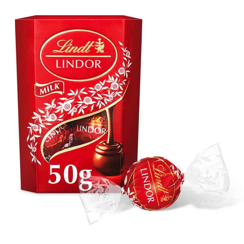 Lindt Bonboniéra LINDOR pralinky Mléčná čokoláda mini balení