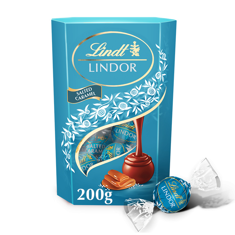 LINDOR pralinky Slaný karamel 200g