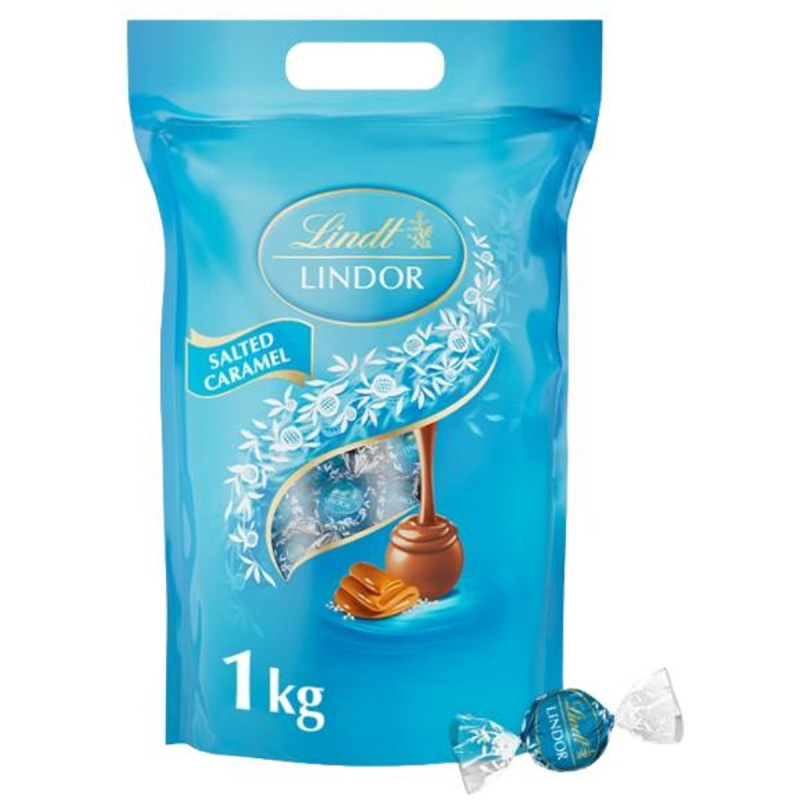 Lindt Bonboniéra LINDOR Megabalení čokoládových pralinek slaný karamel