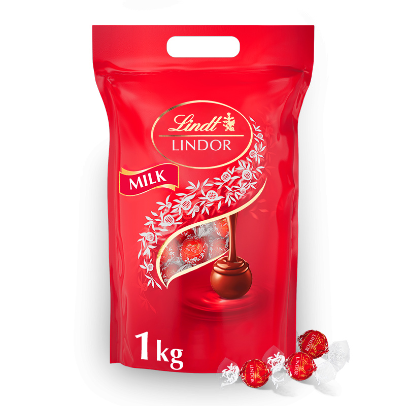Lindt Bonboniéra LINDOR Megabalení pralinek mléčná čokoláda