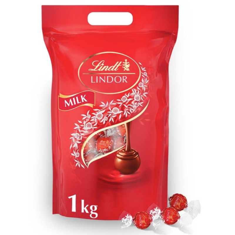 Lindt Bonboniéra LINDOR Megabalení pralinek mléčná čokoláda