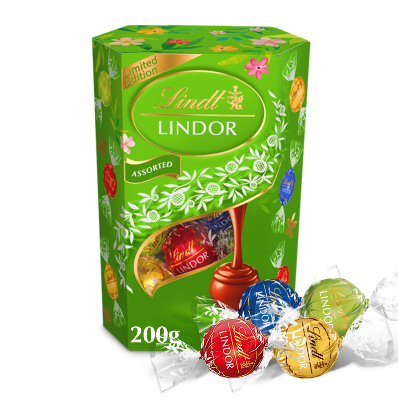 Lindt LINDOR Pralinky limitovaná edice zelená