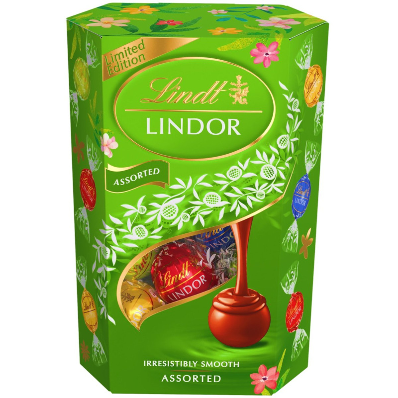 Lindt LINDOR Pralinky limitovaná edice zelená