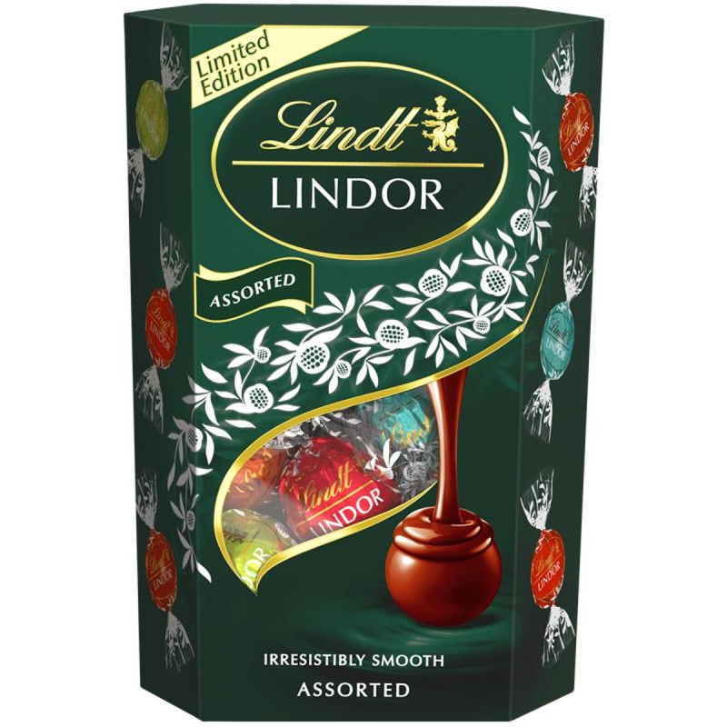 Lindt LINDOR Čokoládové pralinky – mix příchutí