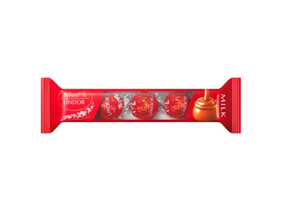 Lindor Bonbóny z mléčné čokolády s jemnou náplní 37 g