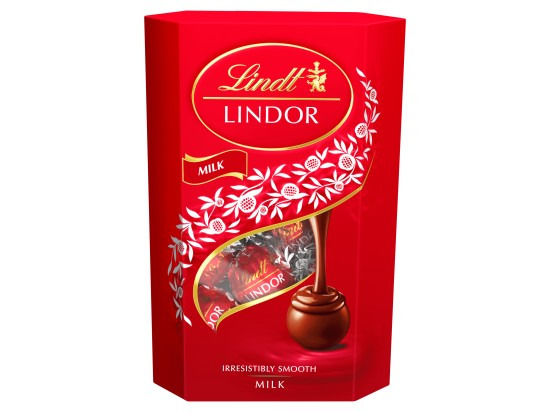 Lindor Milk - čokoládové pralinky - mléčné, 137 g
