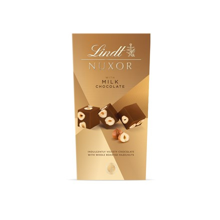 Lindt Nuxor Milk - mléčná čokoláda s ořechy - 150 g