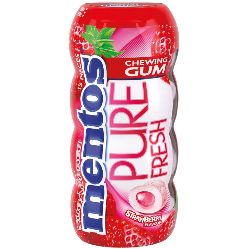 Mentos Pure Fresh Strawberry Žvýkačky