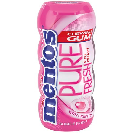 mentos Gum Pure Fresh Bubble žvýkačky 10 x 30 g