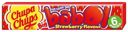 Chupa Chups Big Babol Strawberry Žvýkačky
