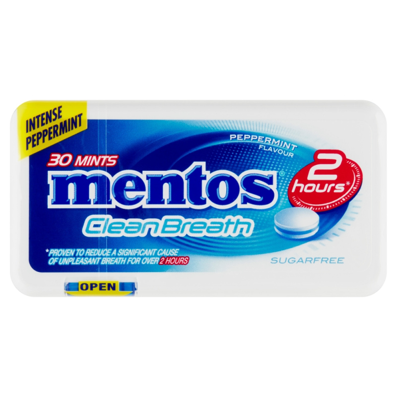 Mentos CleanBreath Peppermint bonbóny