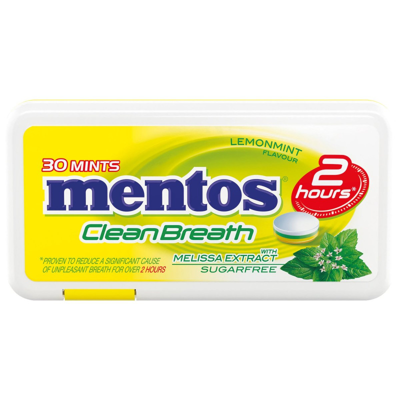 Mentos CleanBreath Lemon Melissa bonbóny