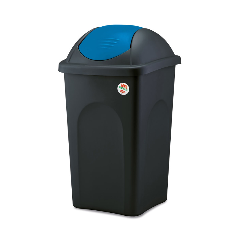 STEFANPLAST MULTIPAT 60 l černý/ modré víko